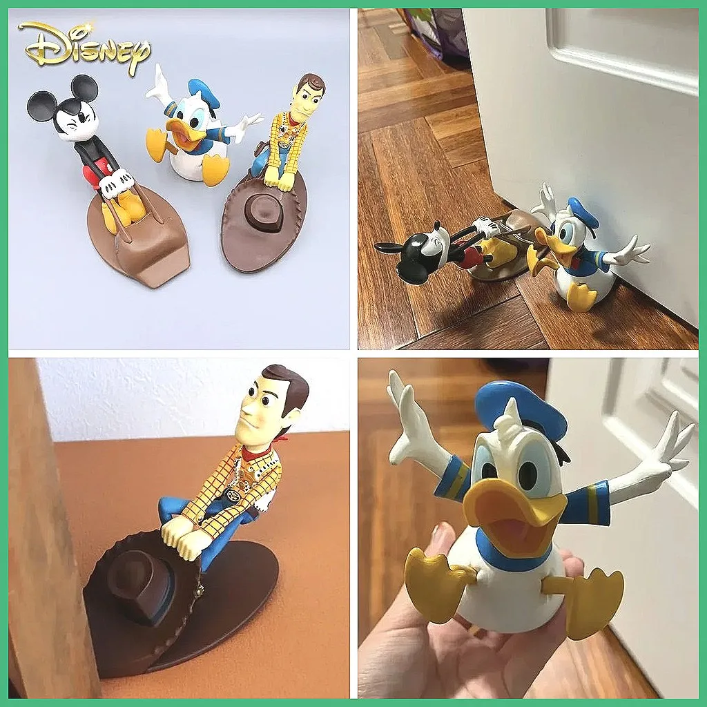 

Creative Disney Door Stoppers: Mickey & Donald Duck Cartoon Windproof Anti-Collision Doorstop for Home Office