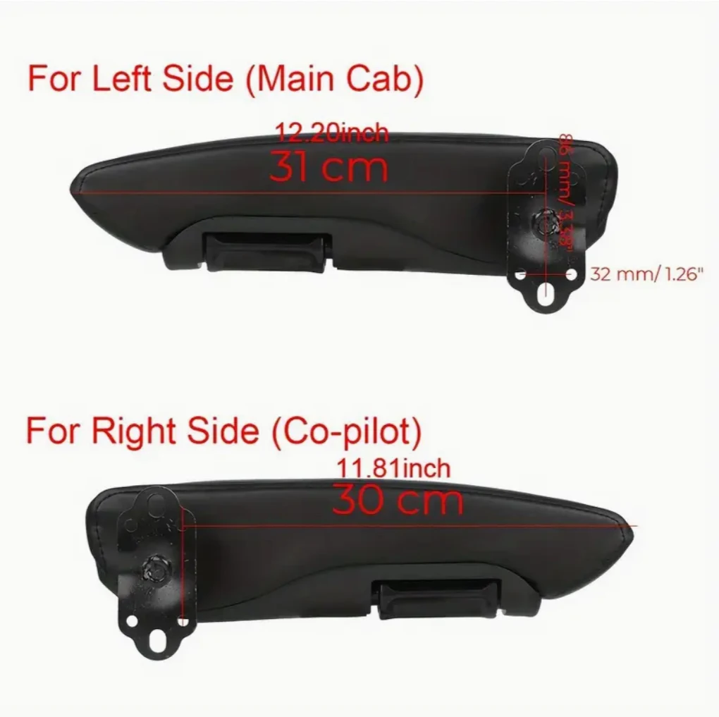 31 سنتيمتر ل RV قافلة قارب العالمي قابل للتعديل الجانب الأيسر الأيمن سيارة شاحنة مسند ذراعين للمقعد حامل اليد مسند الذراع الجلود