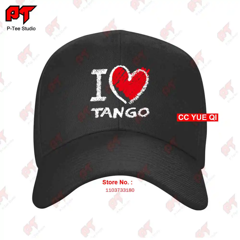 I Love Tango Chalk Style Baseball Caps Truck Cap FBUG