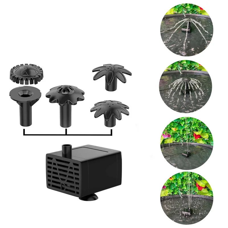Solar Fountain Kit Solar Bird Bath Fountain Pump For Bird Bath, Water Feature,Garden, Outdoor Garden Decor