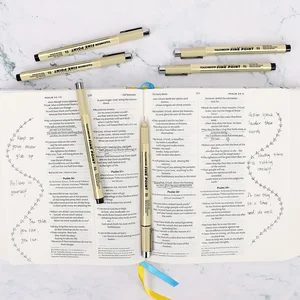 Hand painted Pen Needle Hook, Fineliner Sketch Pen, Study Study and Office Material, Art Supplies Special Stationery Articles, 6-12pcs by Set 11 Main Sales Stationery Articles - №12