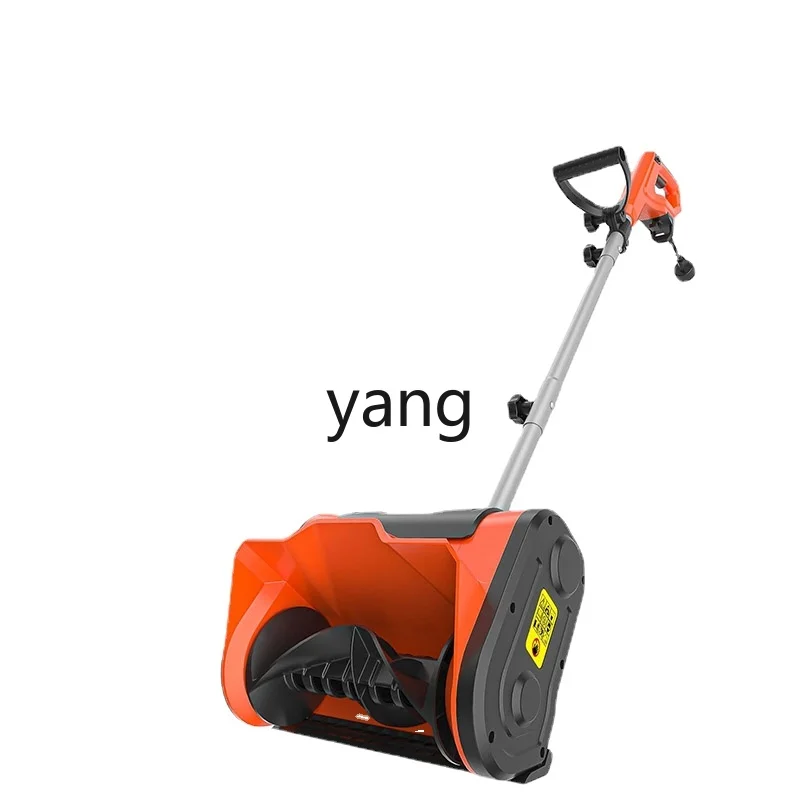 Yjq Electric High-Power Hand Push Snow Sweeper Outdoor Snow Cleaning Artifact School Road Lithium Electric Snow Blasting Machine