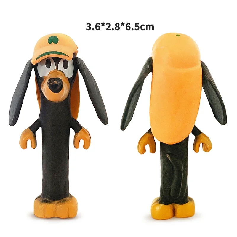10Pcs/Set Bluey And Bingo Family Figures Character Model Cute Puppy PVC Action Model Figurine Children Christmas Toys Gift