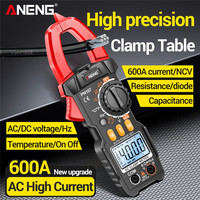 Digital Clamp Meter Multimeter Tester ANENG PN107 600A AC Current Voltmeter Ammeter NCV Diode Professional Electrician Tools
