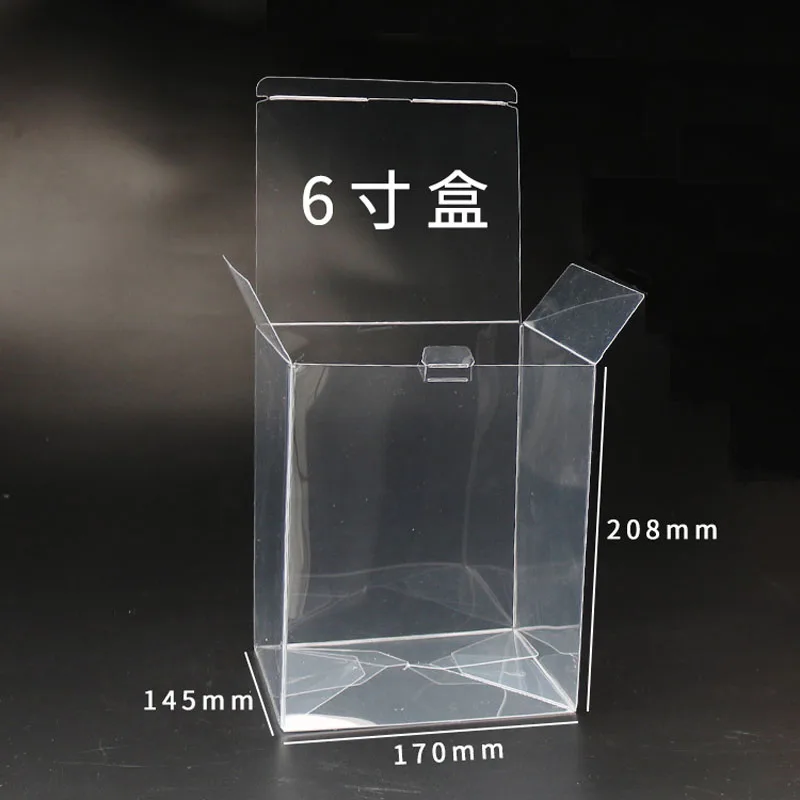 6 inch Transparent Display  PET  plastic cover For Funko pop  Limited Edition storage box