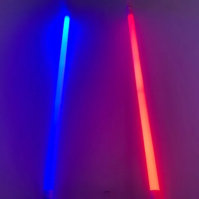 Canna da ballo a LED fluorescente Rosso Blu Trucco magico Bastone galleggiante Performance sul palco Illusione Prop per maghi professionisti