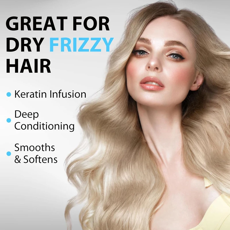 Goiple Keratin Mask Conditioner Repair Damaged Dry Hair Keratin Serum Moisturizer for Color Treated Hair Protein Curly Treatment