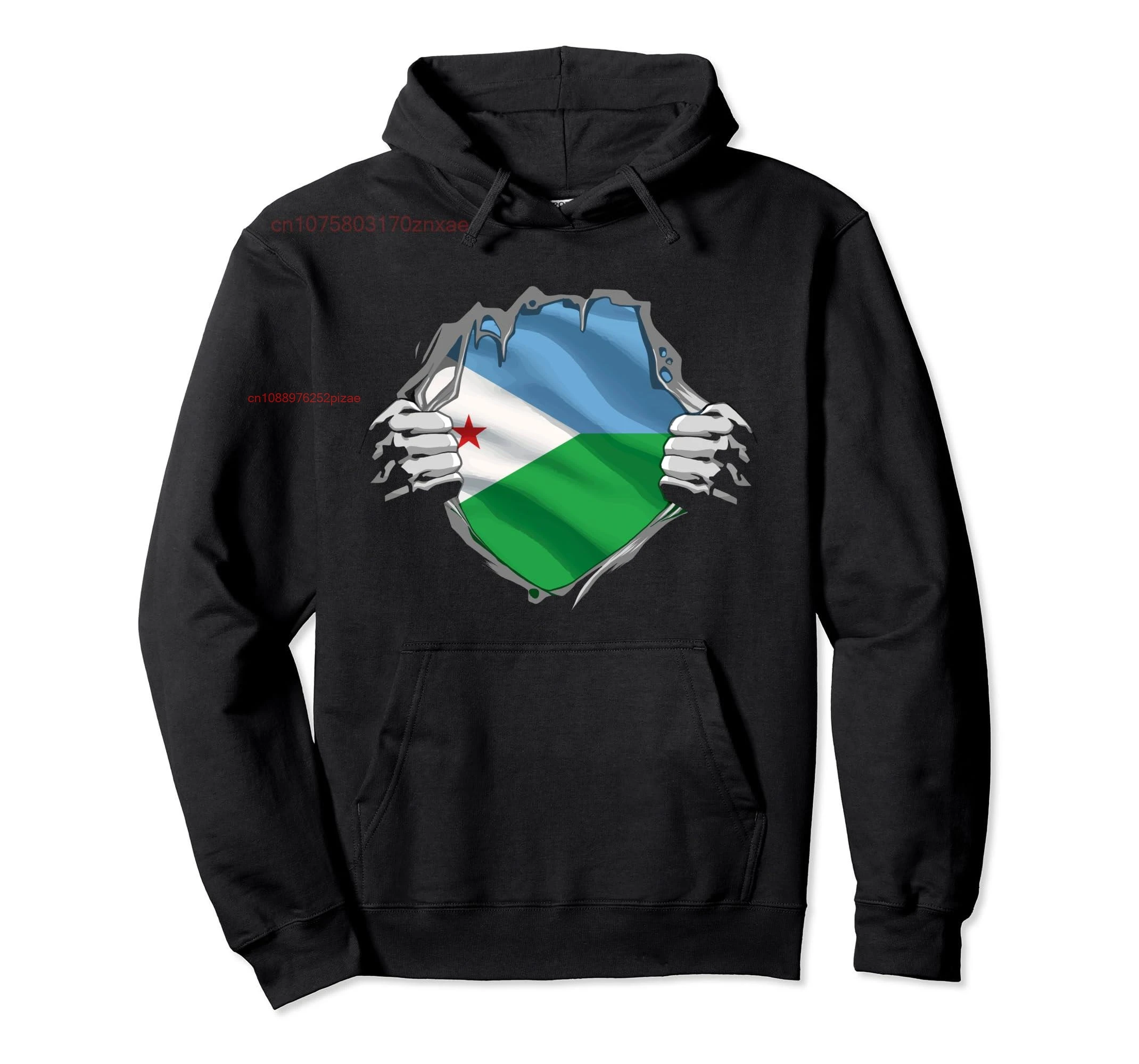 

Cotton Super Djiboutian Heritage Proud Djibouti Roots Flag Pullover Hoodie Clothes For Dad Gift Sweatshirt