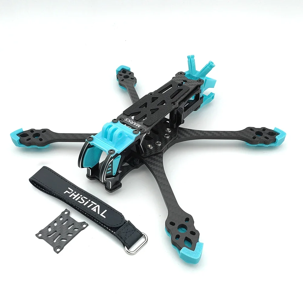 PhiSital Mark5 O4 Pro Rahmen-Kit DC/X 5-Zoll FPV Carbon-Faser Quadcopter RC Freestyle Racing Drohne DIY-Teile