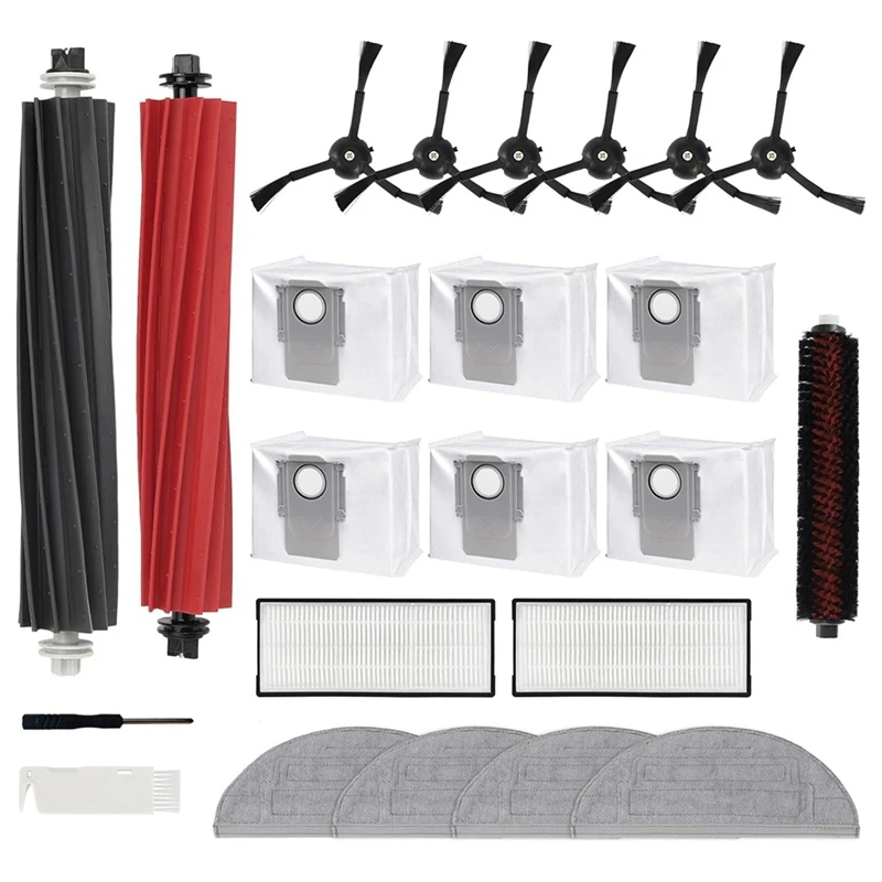 Per Roborock S8 Pro Ultra Robot aspirapolvere parti di ricambio spazzola laterale principale Mop Pad filtro lavabile sacchetti sottovuoto