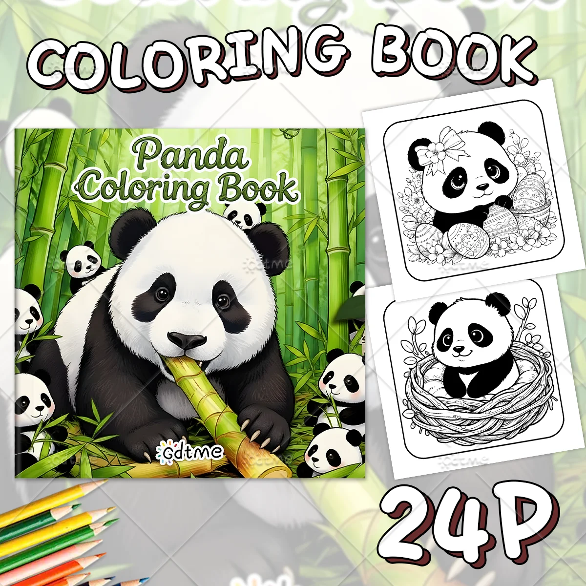 Panda Coloring Book for Adults Featuring Cute Cozy Daily Activities for Relaxation (Cozy Spaces Coloring)