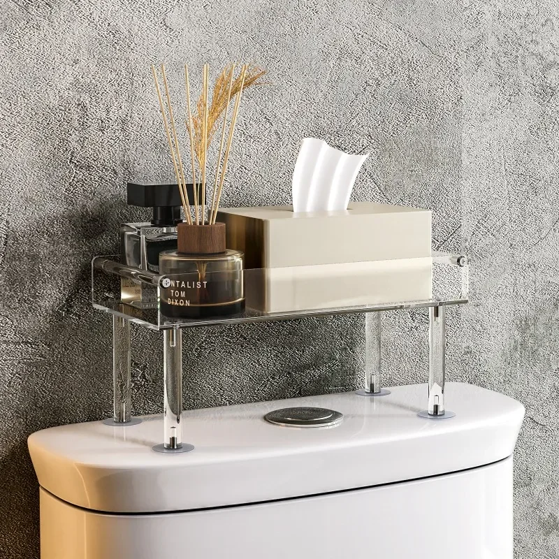 

Acrylic cosmetics storage rack, desktop bathroom toilet, water tank, Internet celebrity storage rack.