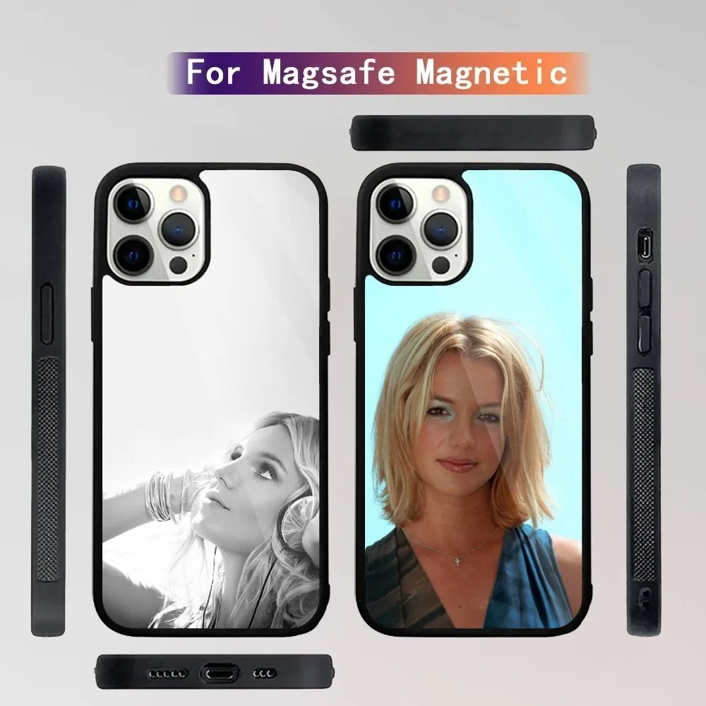 Singer B-Britney Spears  Phone Case For iPhone 15,14,13,12,11,Plus,Pro,Max Mini Magsafe Magnetic Wireless Charging