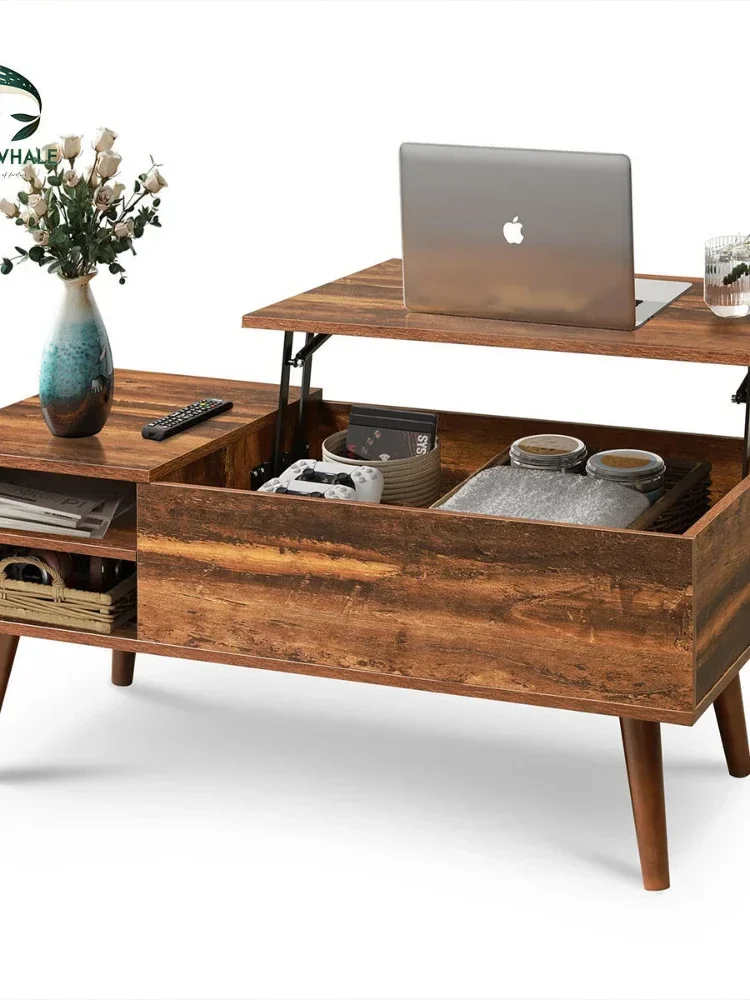 Cross border supply Amazon panel furniture factory, coffee table, simple storage, elevator living room wholesale