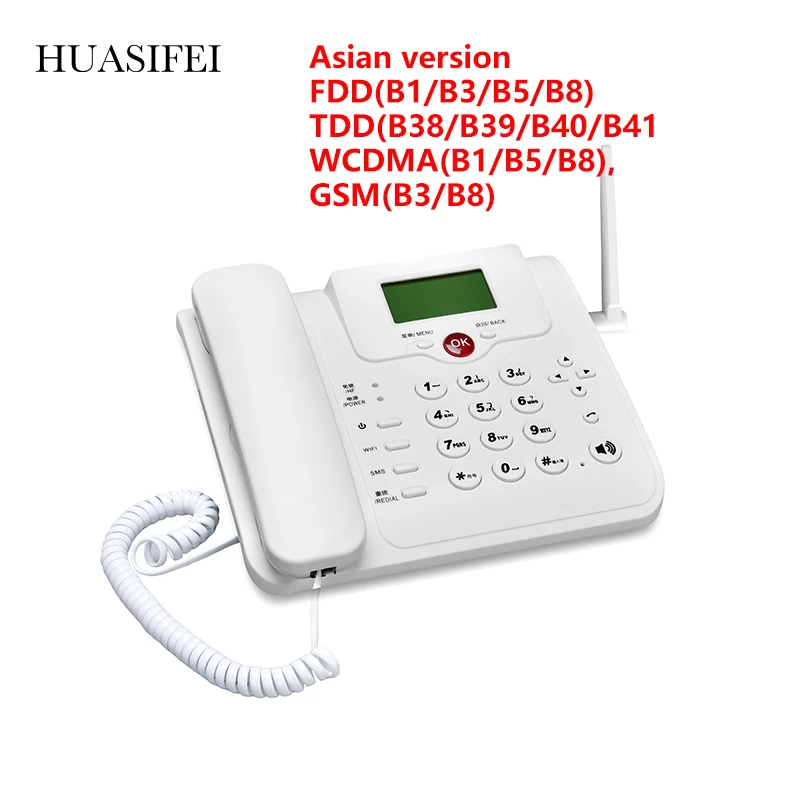 W101L 4G wifi router 4G voice call telephone volte 4g landline wifi hotspot desk sim card slot telephone fixed phone