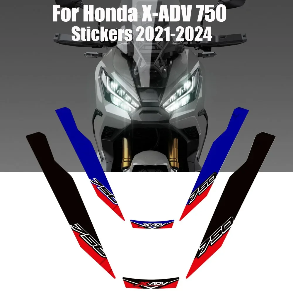 20212022   2023 2024 Dla Honda X-ADV XADV X ADV 750 Zestaw naklejek ochronnych na zbiornik Naklejki na kolana Naklejki na błotnik Przednia szyba