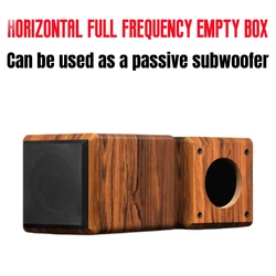 DIY Audio Modification, M2-4 inch Car/Home Subwoofer Box Body, Passive Audio Subwoofer Empty Box, Subwoofer Wooden Housing