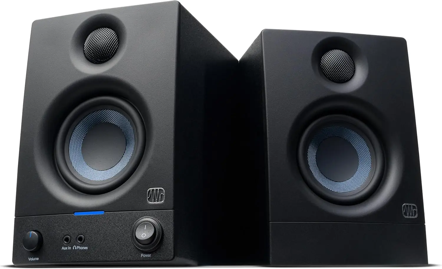 Par de Monitores de Estudio Activos de 3.5 Pulgadas para Producción Musical, Audio de Escritorio, Escucha de Alta Fidelidad