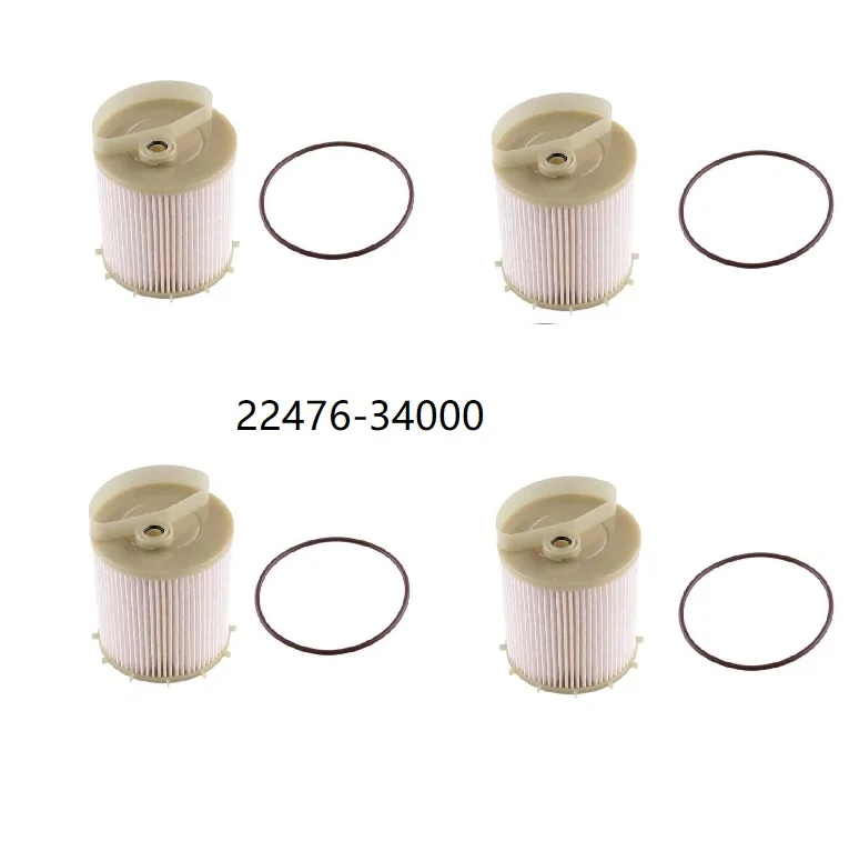 

4 шт. OEM 2247634000 6711840125 комплект элементов топливного фильтра для Ssangyong Diesel Car Korando C/Sports/Turismo Rexton