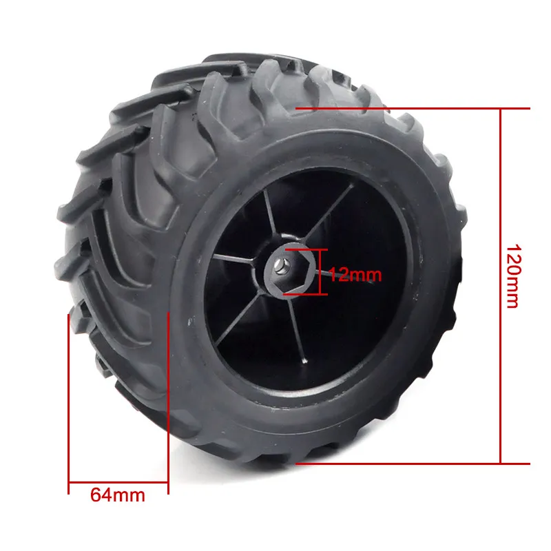 Mjxrc Rc Car Tires P10150 Original Spare Parts For 10210 10208 120Mm Diameter 64Mm Width 12Mm Hex Hub Rubber For Rc Hobbyists