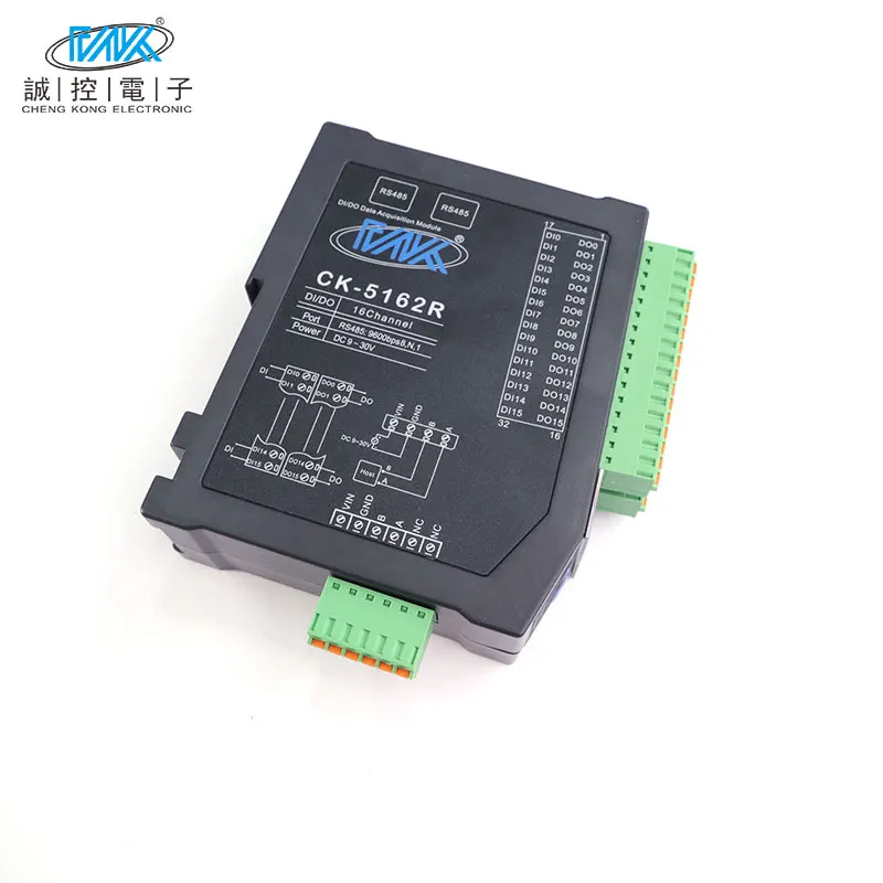 CK-5162R 16-Channel Ethernet Remote I/O Module RS485 PLC Expansion for CNC Applications with Analog & Digital Input/Output