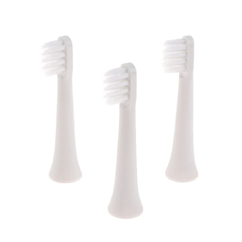 Cepillo de dientes eléctrico sónico para XIAOMI T100, cabezales de repuesto DuPont de vacío suave, cepillo de cerdas limpias, boquillas, 3 uds.