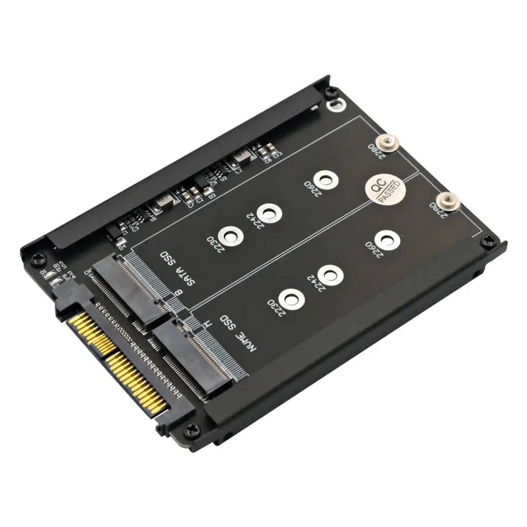 Adaptor SSD M2 SSD ke adaptor AS 2 M.2 untuk NVMe SATA SSD ke PCI-e U2 SFF-8639 adaptor PCIe M2 konverter untuk komputer Desktop