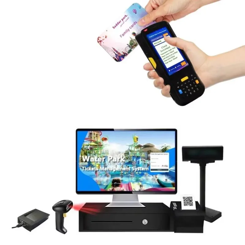 2025 hot sale Ticket Validation Handheld Electronic Bus Ticketing Machine Android Pda Barcode Scanner