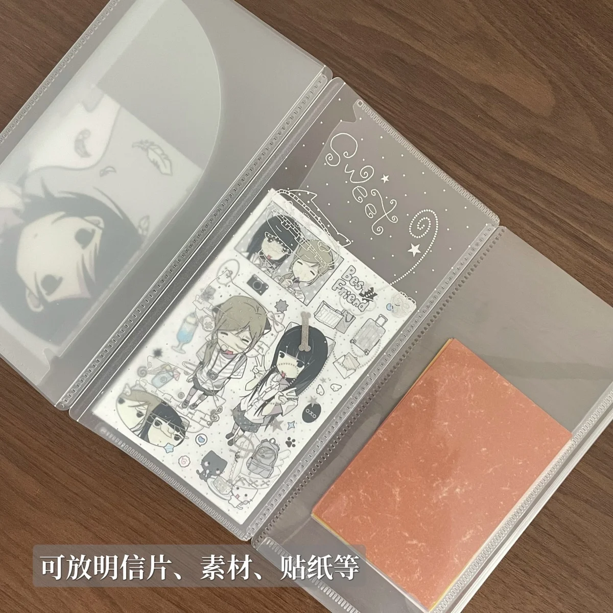 Kawaii Storage Book Transparen - Travel Journal Accessories 评论和价格