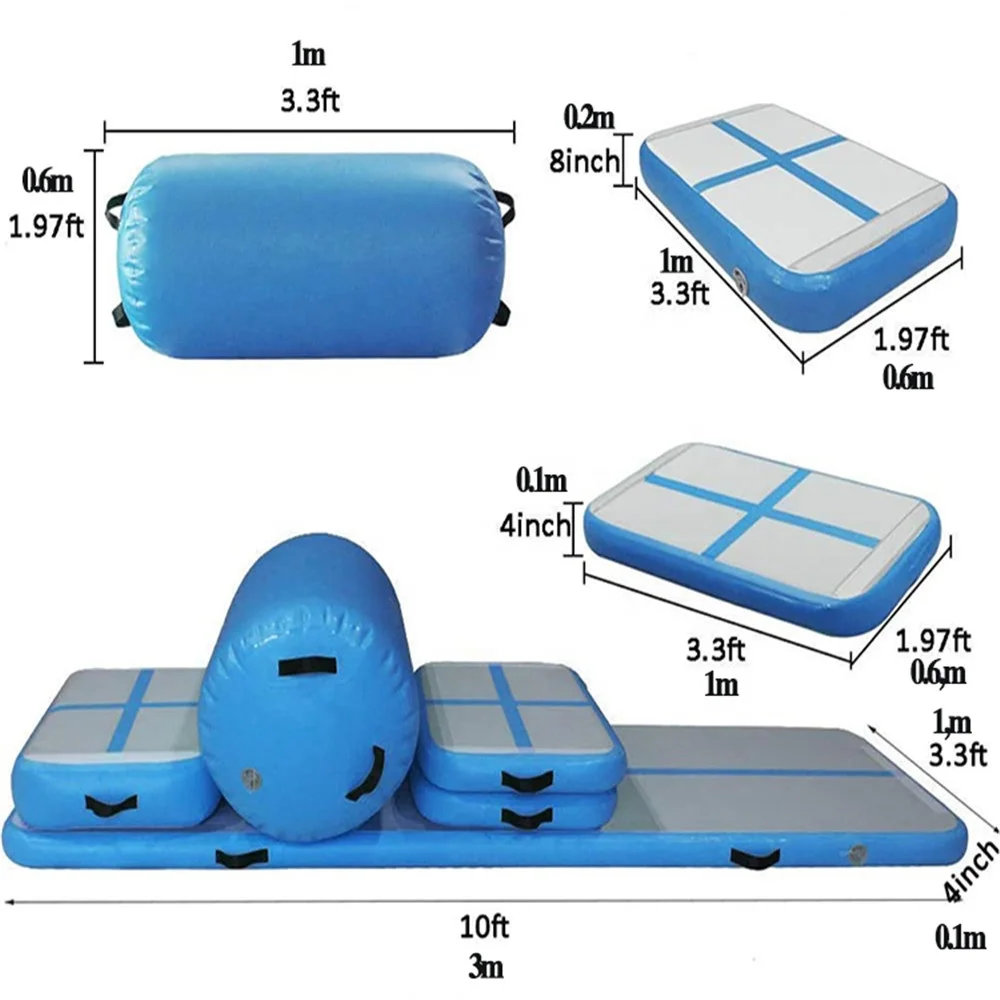 Inflatable Tumbling air Track Mat 4m 5m 6m 8m10m12m15m Inflatable air Track Tumble Floor Inflatable Gymnastics Mat