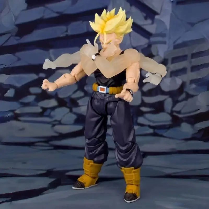 Demoniacal Fit Trunks Dragon Ball Trunks Actionfigur SHF The Coming One Free The Future Anime-Figur Sammlerstück Spielzeug Geschenke