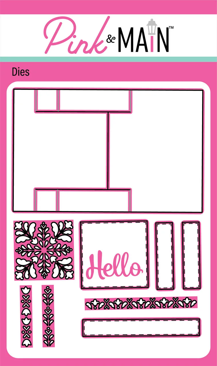 

2025 Winter Mouse Corner Pockets Scallop Metal Cutting Dies Clear Stamps for DIY Greeting Card Making Scrapbooking Craft