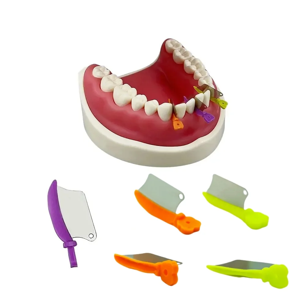 

50 шт., коробка, стоматологический клин Prime Teeth, межпроксимальная клиновая защита с металлическим пластиковым клиновым ножом, стоматологическая стальная матрица, размеры S, M, L