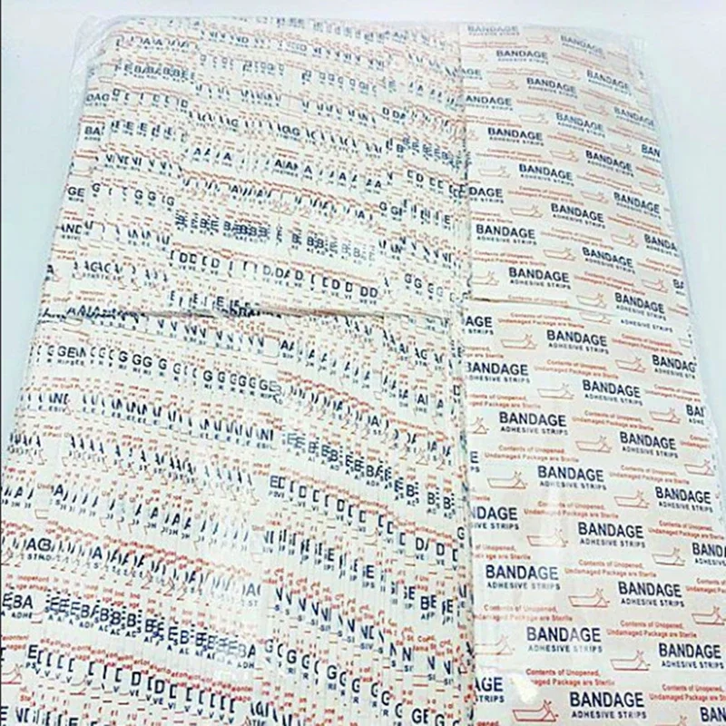 100Pcs/lot Emergency Stickers Waterproof Breathable Hemostasis Aid Bandage Adhesive Outdoor First Aid Emergency Accessories