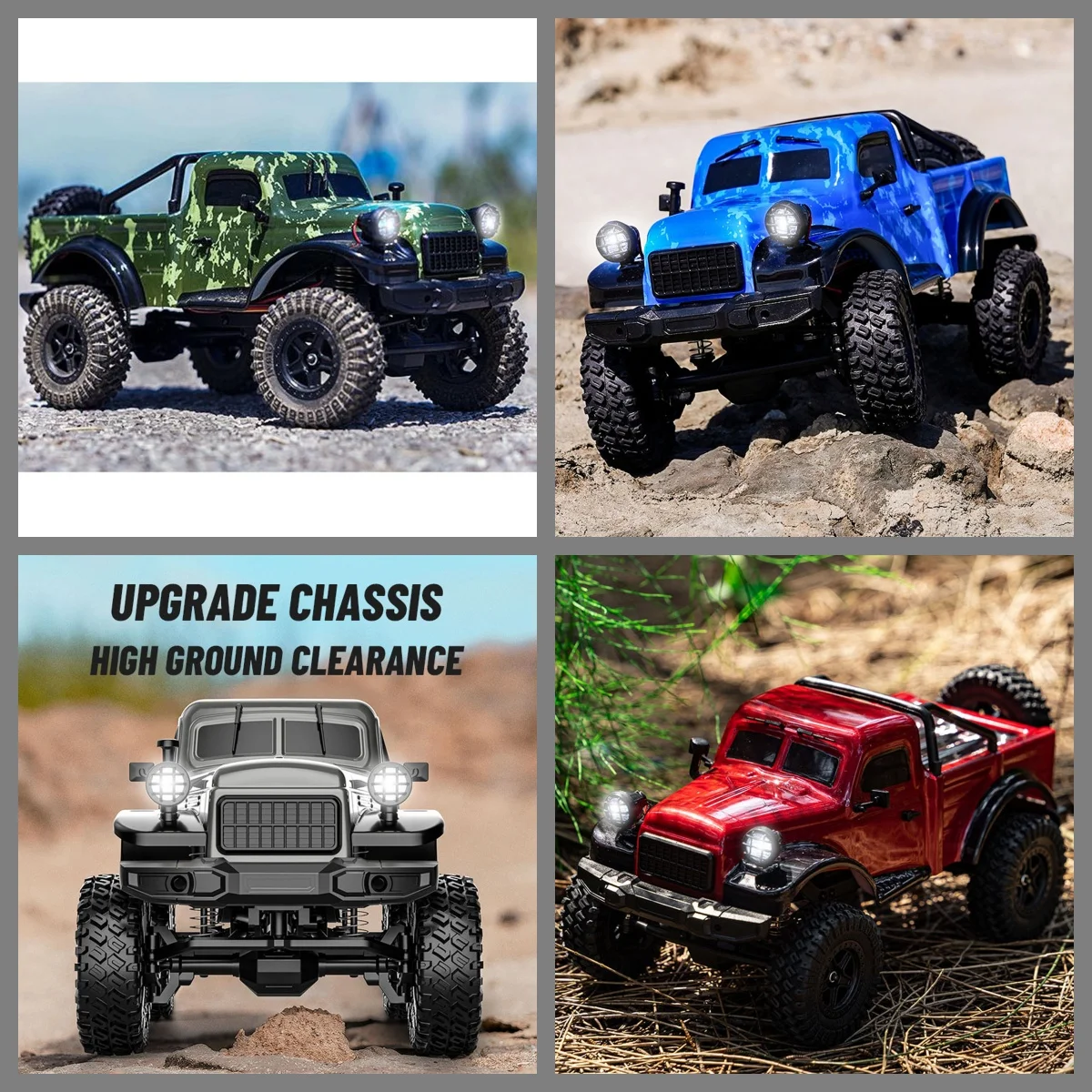 

Радиоуправляемый внедорожник 1/18 C8813 4WD 2.4ГГц, имитация пикапа, RTR, с коллекторным двигателем и ESC, для бездорожья