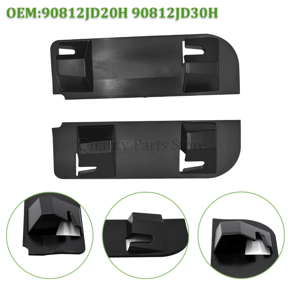 

New 90812JD20H 90812JD30H For Nissan Qashqai Tailgate Boot Handle Repair Snapped Clip Kit Clips 2006 -2013 Car Accessories