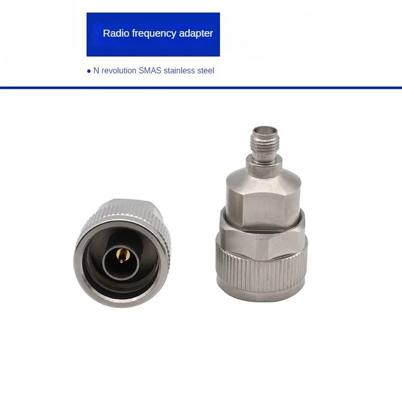 

Precision test head N/SMA-JK stainless steel imported quality N turns to SMA mother stainless steel with high frequency of 18GHZ