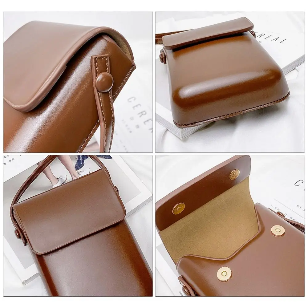 Bolso de hombro para hombres y mujeres, Mini Bolso pequeño para colgar en el cuello, bolso para teléfono móvil, bolso de mensajero