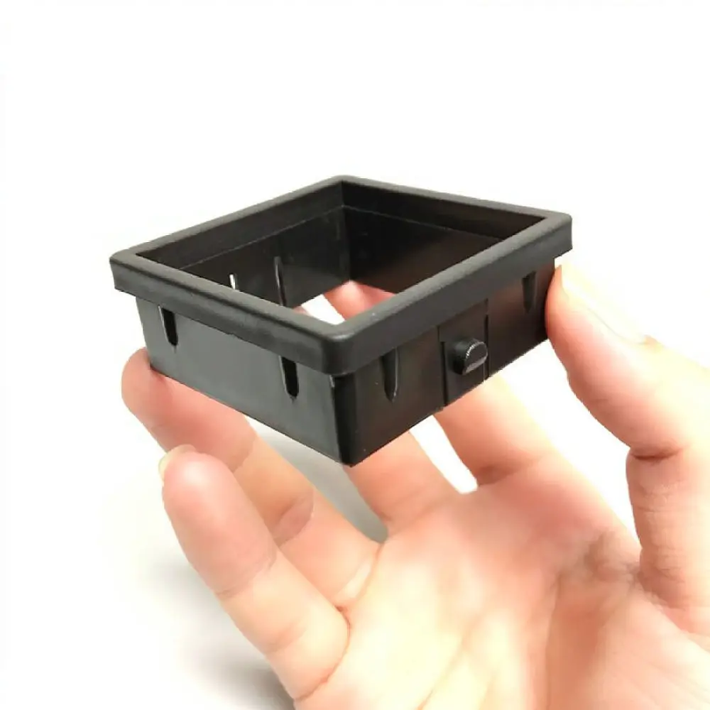 Gym Equipment Replacement Part Square Tubing Reducer 60mm To 50mm Plastic Sleeve Connector Workout Machine Accessory