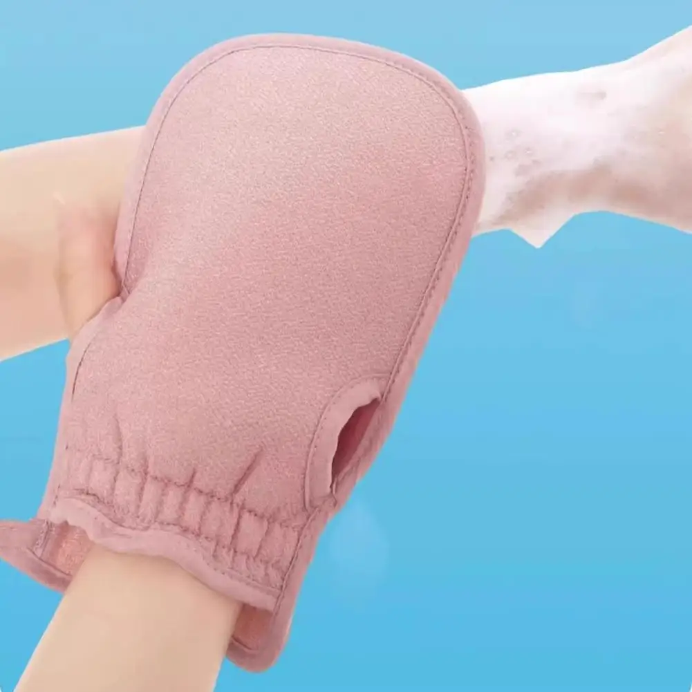 1 قطعة تنظيف الجسم فرك ميت التقشير فرك الجلد الميت قفازات للاستحمام سبا تدليك الجسم فرك #2