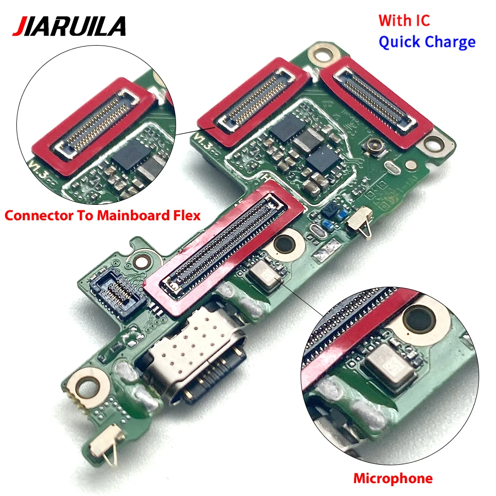 USB Charger Dock Connector Charging Port Microphone Flex Cable Replacement Parts For infinix GT 20 Pro X6871 fast charging