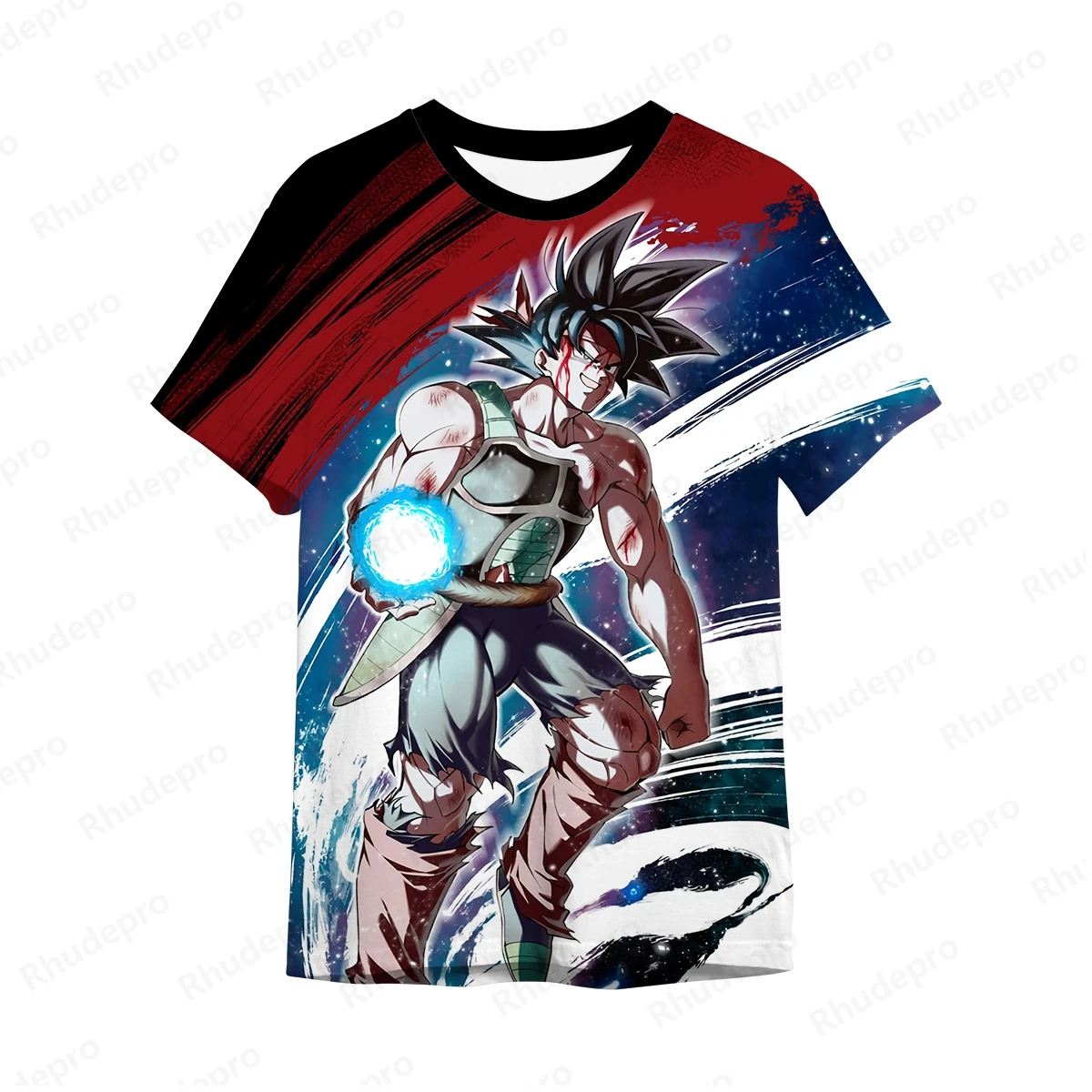 تأثيري بلايز تي شيرت قصير لعبة دراغون بول موضة الرجال الأطفال Harajuku نمط المحملة الرجال جوكو المتضخم الاتجاه كم جديد Y2k #4