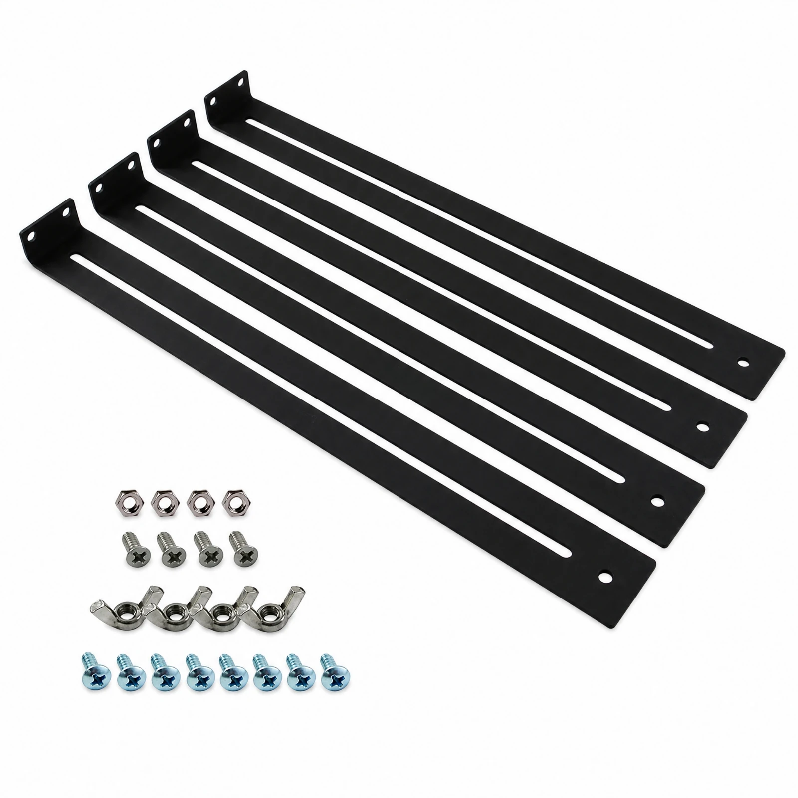 4 Pieces Sagging Drawer Fix Kit Long-Lasting Sagging Drawer Repair Bracket with Mounting Hardware Sturdy Slim