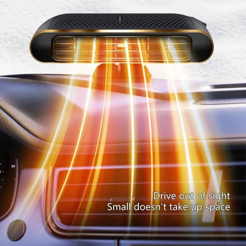 Portable Car Heater and Defroster Energy Saving Suitable for Quick Heating Clear Visibility in Winter Driving Conditions