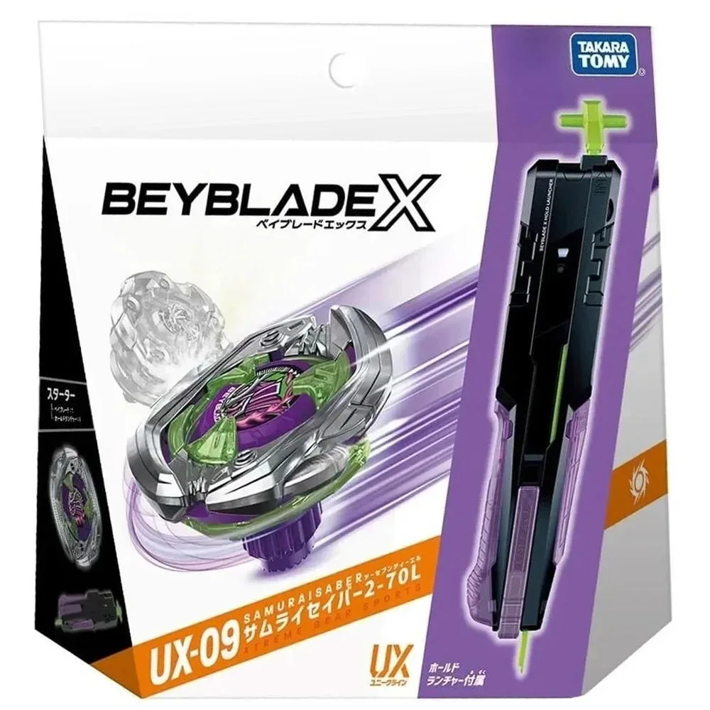 

Оригинальный стартер Takara Tomy Bey X UX-09 Samurai Sabre 2-70L