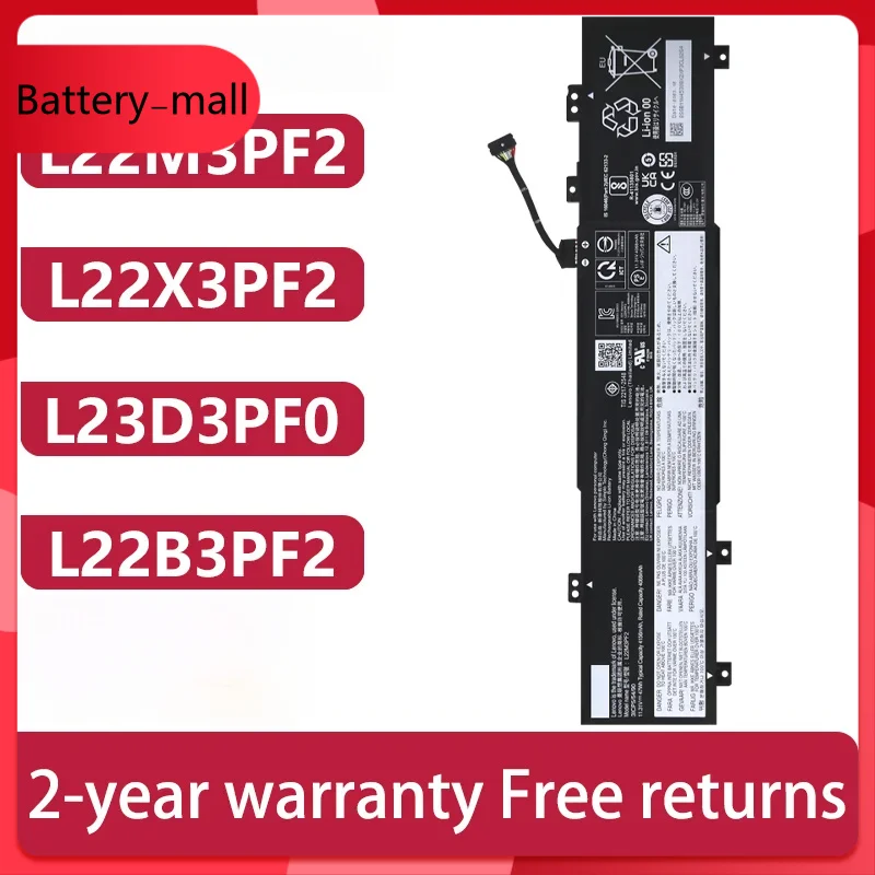 

For Lenovo IdeaPad Slim 3 15IAN8/14ABR8/15ABR8/14AMN8/15AMN8/16ABR8 L22M3PF2 L22X3PF2 L23D3PF0 L22B3PF2 Laptop battery