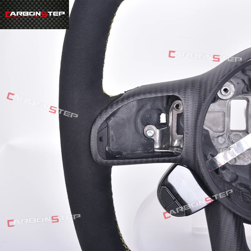 Fit for Mercedes-Benz a E S C G C-lass W205 W204 W212 W211 W213 W222  Upgrade New Carbon Fiber Steering Wheel view 5