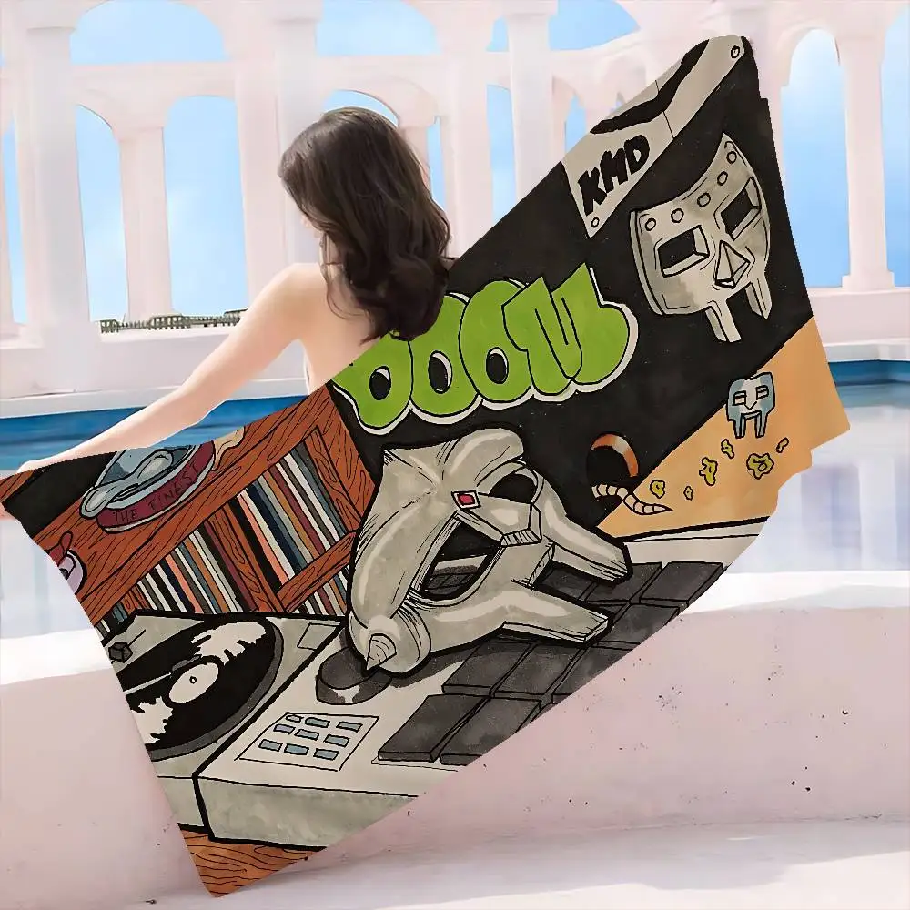 MF DOOM Microfiber Beach Towel Absorbent Quick dry Soft Yoga Swimming Resort Mountain Climbing Towel