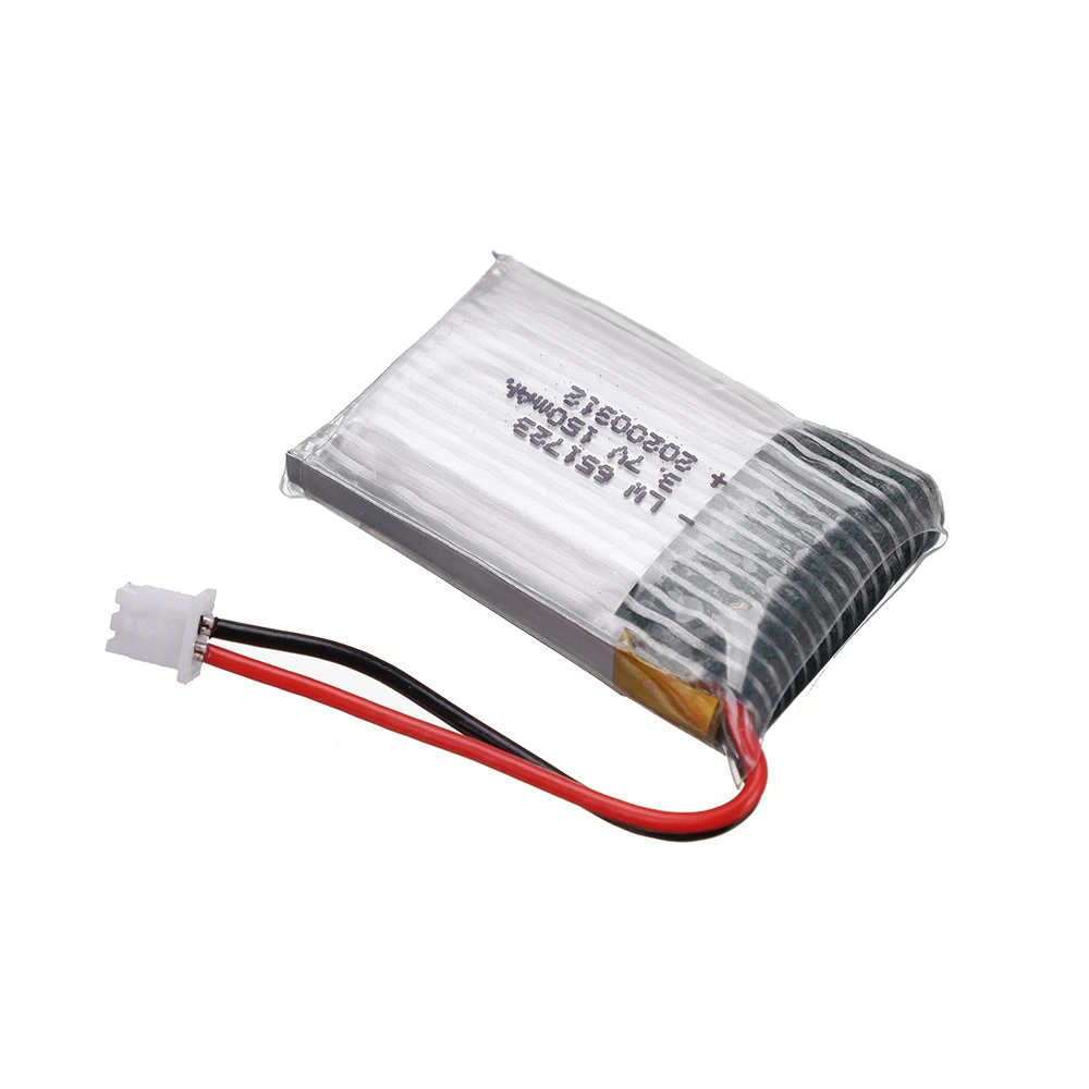 3.7V 150mah 651723 for H20 S8 M67 U839 RC Quadcopter helicopter spare parts 3.7V LiPo battery for H20 toys Drones batteries