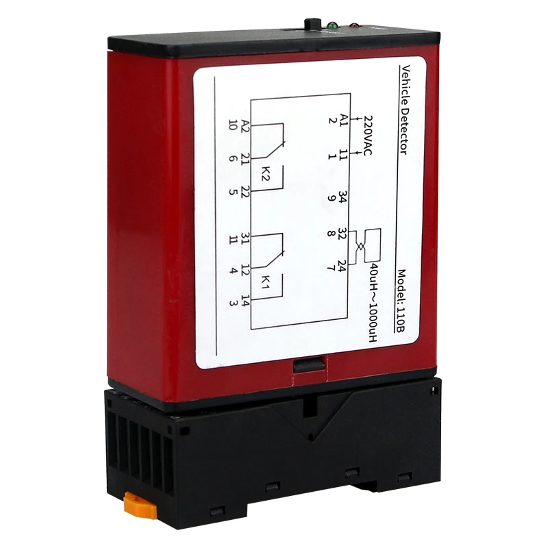 sensor de tierra detector de vehículo unidireccional anti-esmagamento bobina de poste de carretera estacionamiento inteligente microondas 110B barrera universal